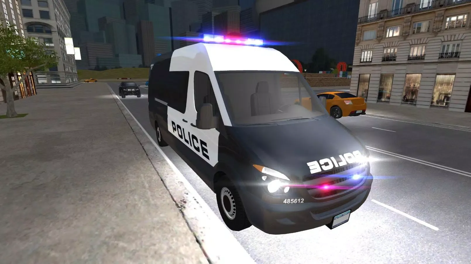 American Police Van Driving 스크린샷