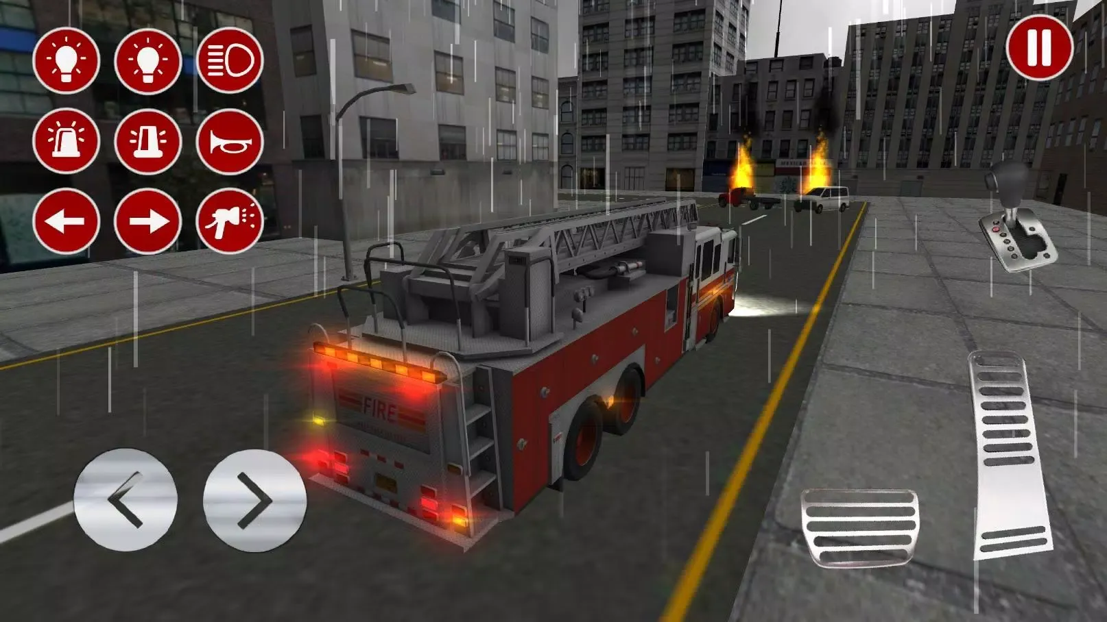 Fire Truck Driving Simulator スクリーンショット