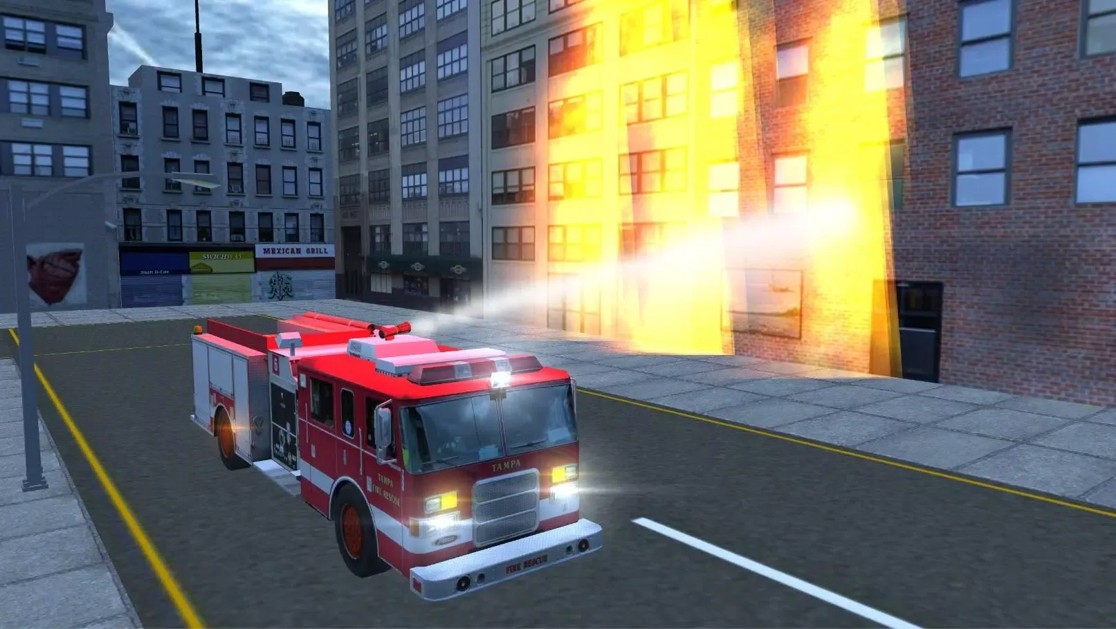 Fire Truck Driving Simulator スクリーンショット