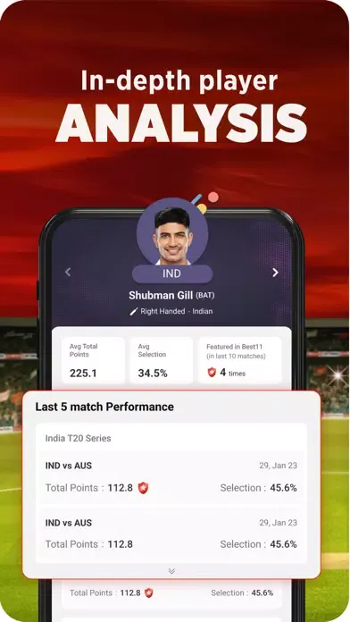 My11Circle - Fantasy Cricket سکرین شاٹس