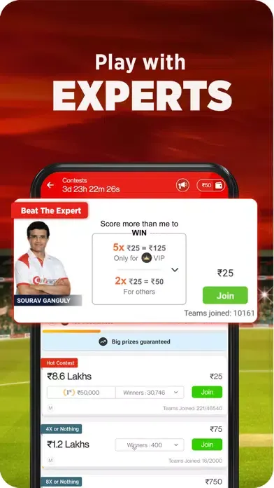 My11Circle - Fantasy Cricket سکرین شاٹس