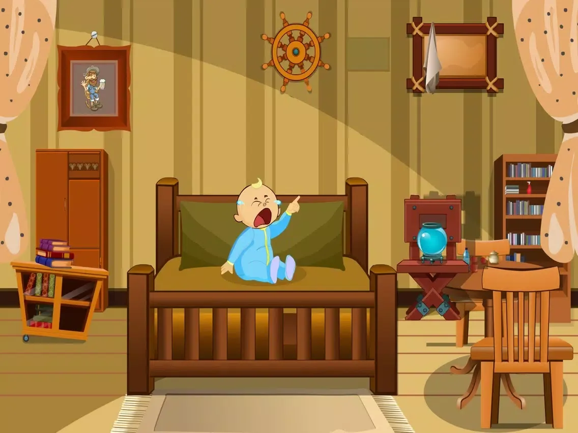ภาพหน้าจอของ Baby Crying Escape 4 iPad 