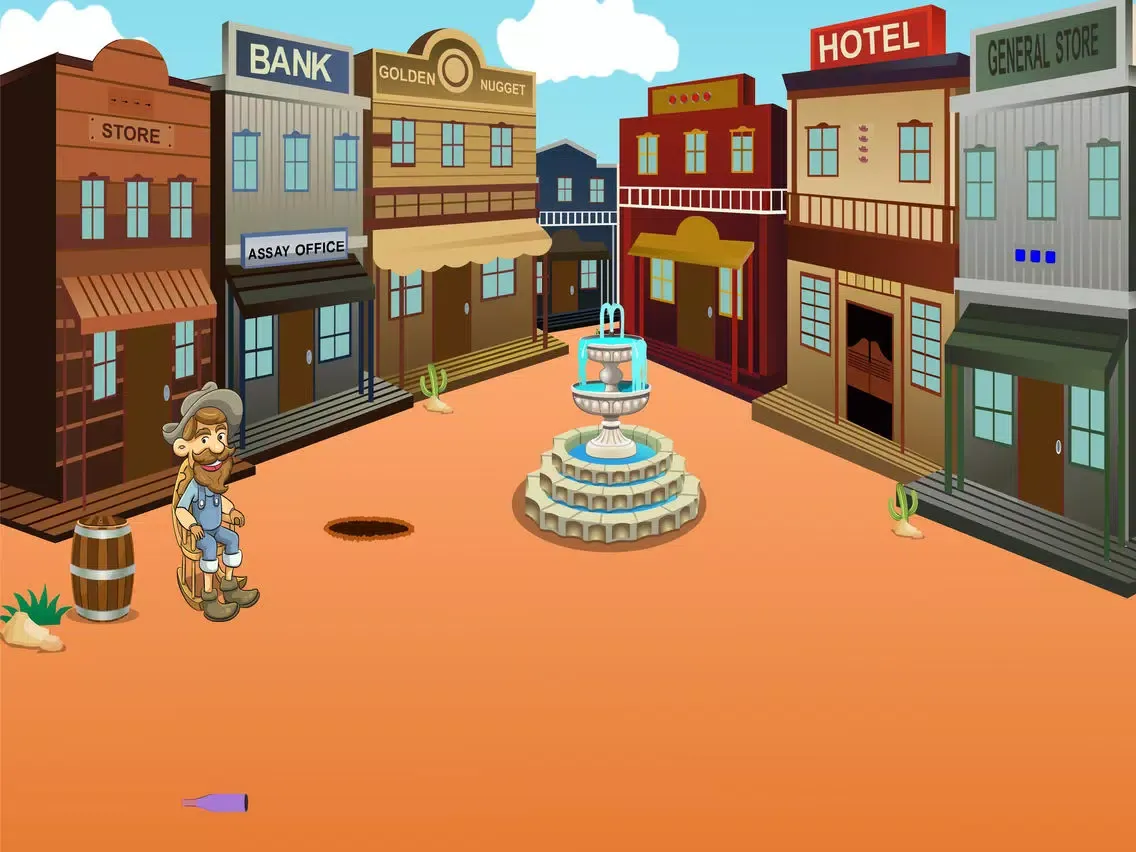 Cowboy Treasure Box Escape iPad 應用截圖