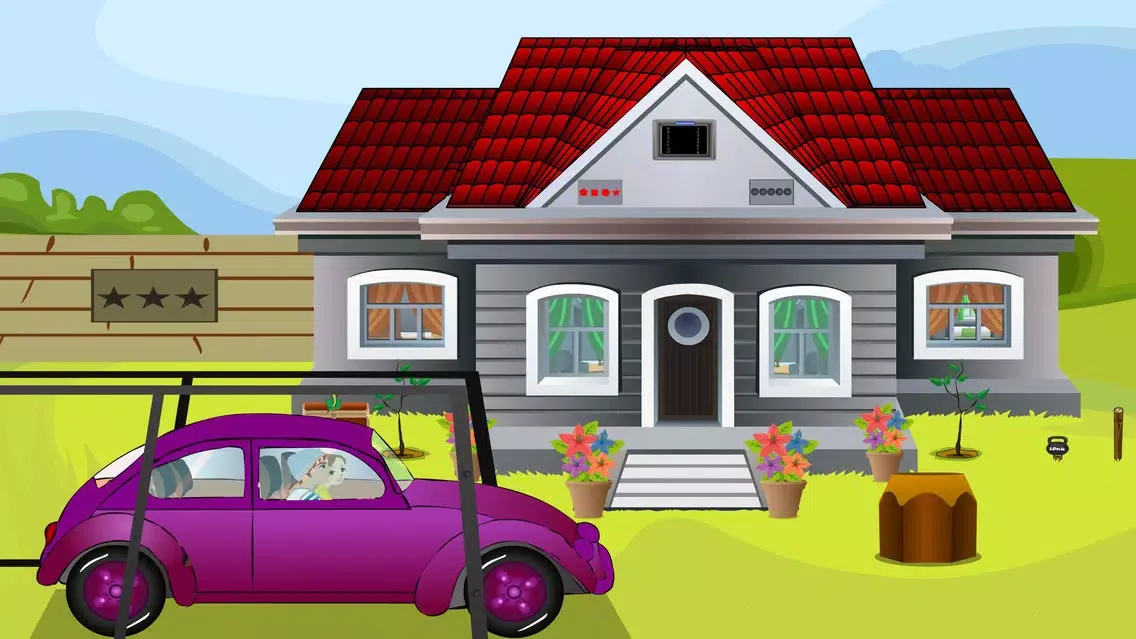 Captures d'écran de Purple Car Escape