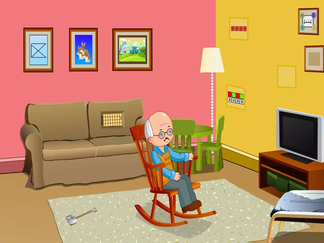 Wheezing Grandpa Escape iPad  Screenshots