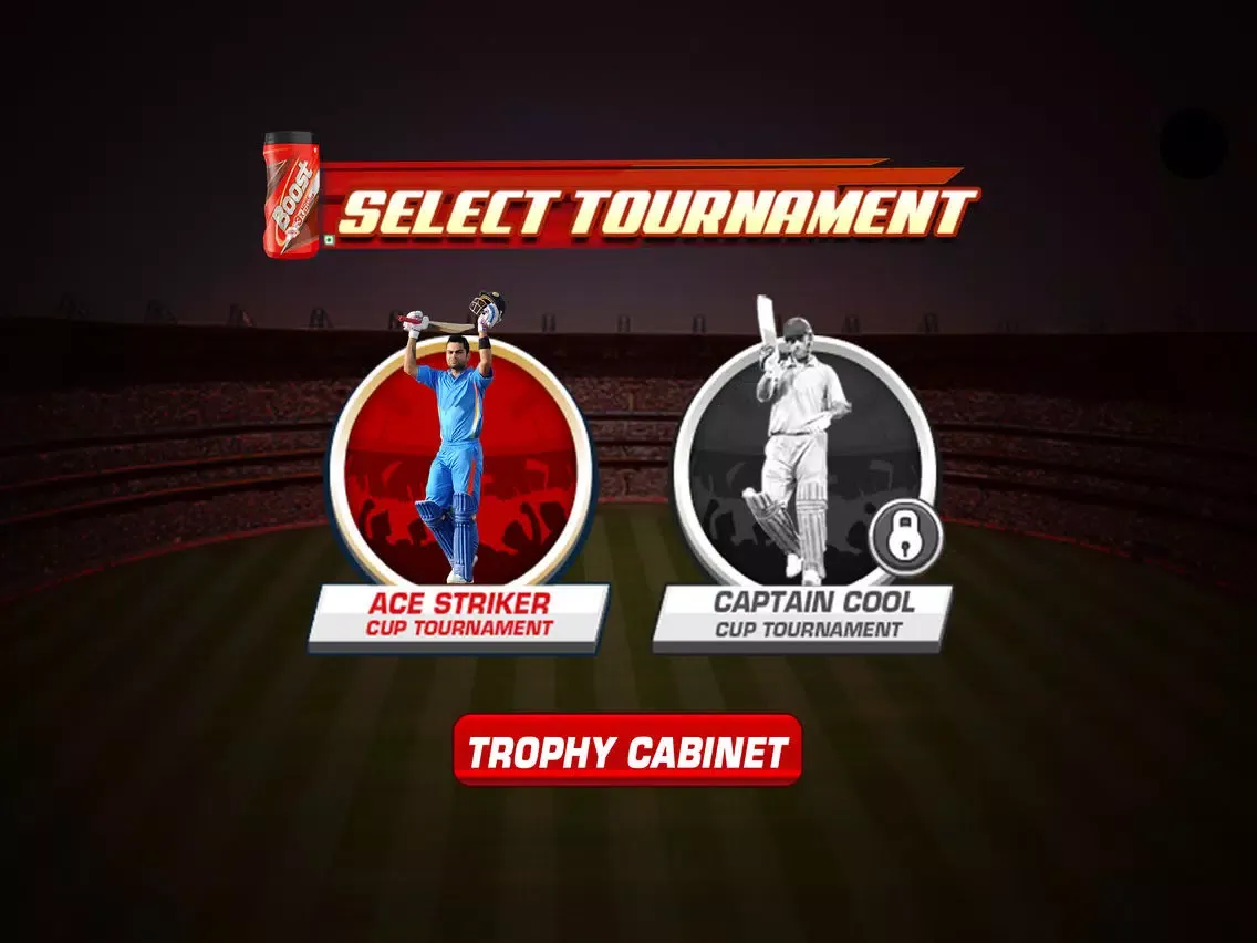 Tangkapan skrin Boost Power Cricket iPad 