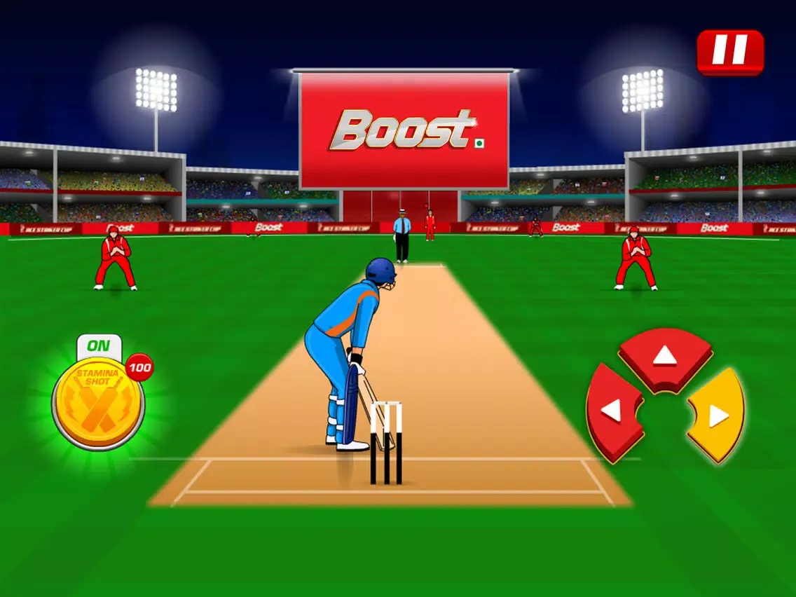 Tangkapan skrin Boost Power Cricket iPad 