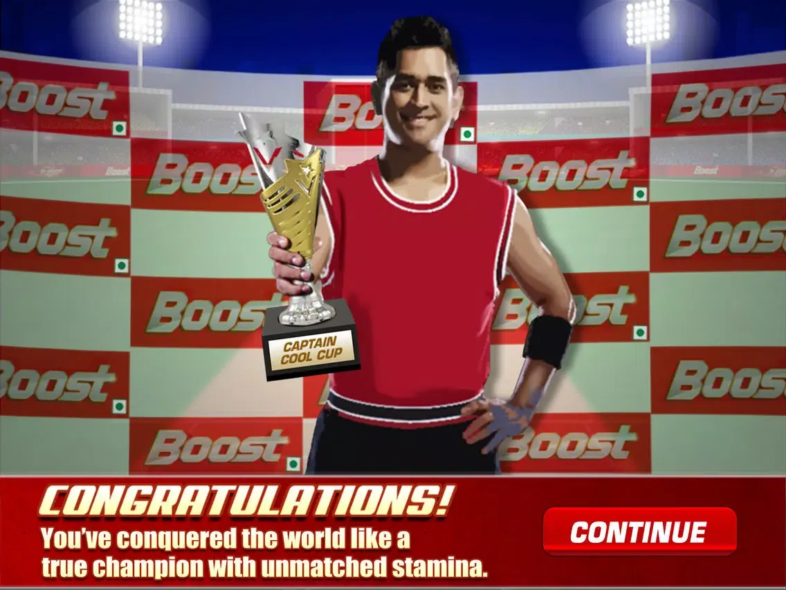 Tangkapan skrin Boost Power Cricket iPad 