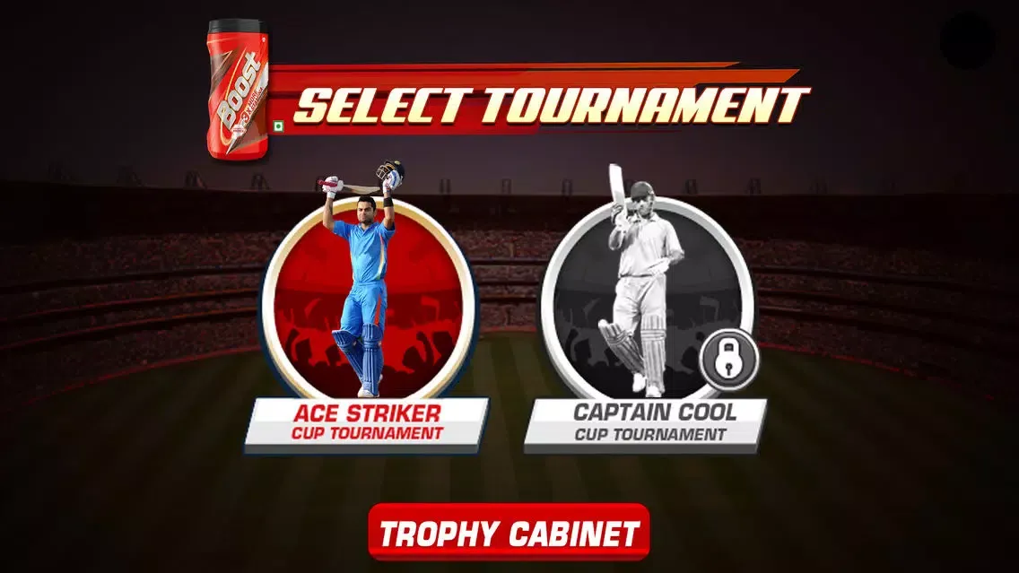 Tangkapan skrin Boost Power Cricket