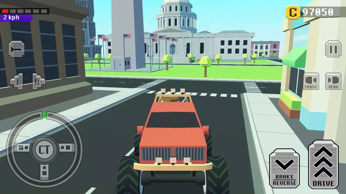 Car Driving in Crazy Town 스크린샷