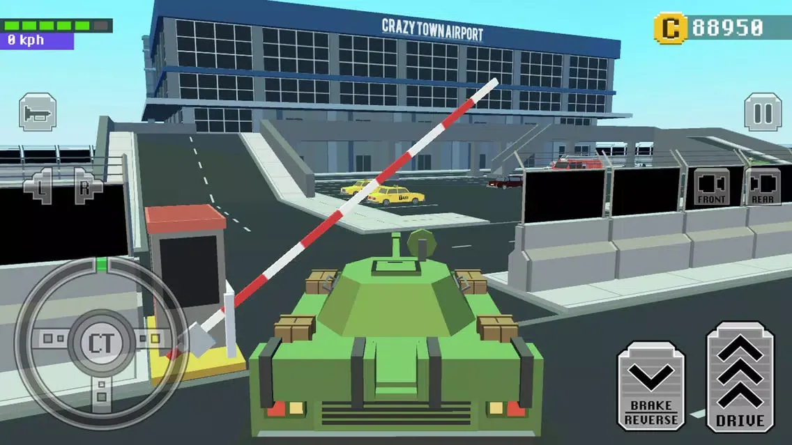 Car Driving in Crazy Town 스크린샷