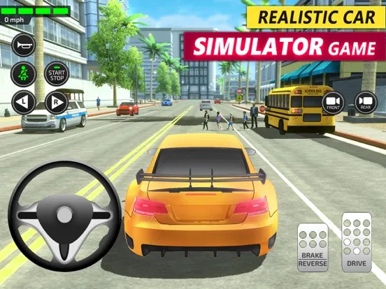 Capturas de tela do Driving Academy: Car Games iPad 