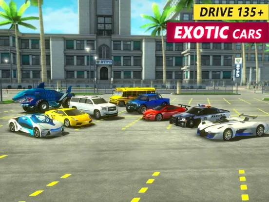 Capturas de tela do Driving Academy: Car Games iPad 