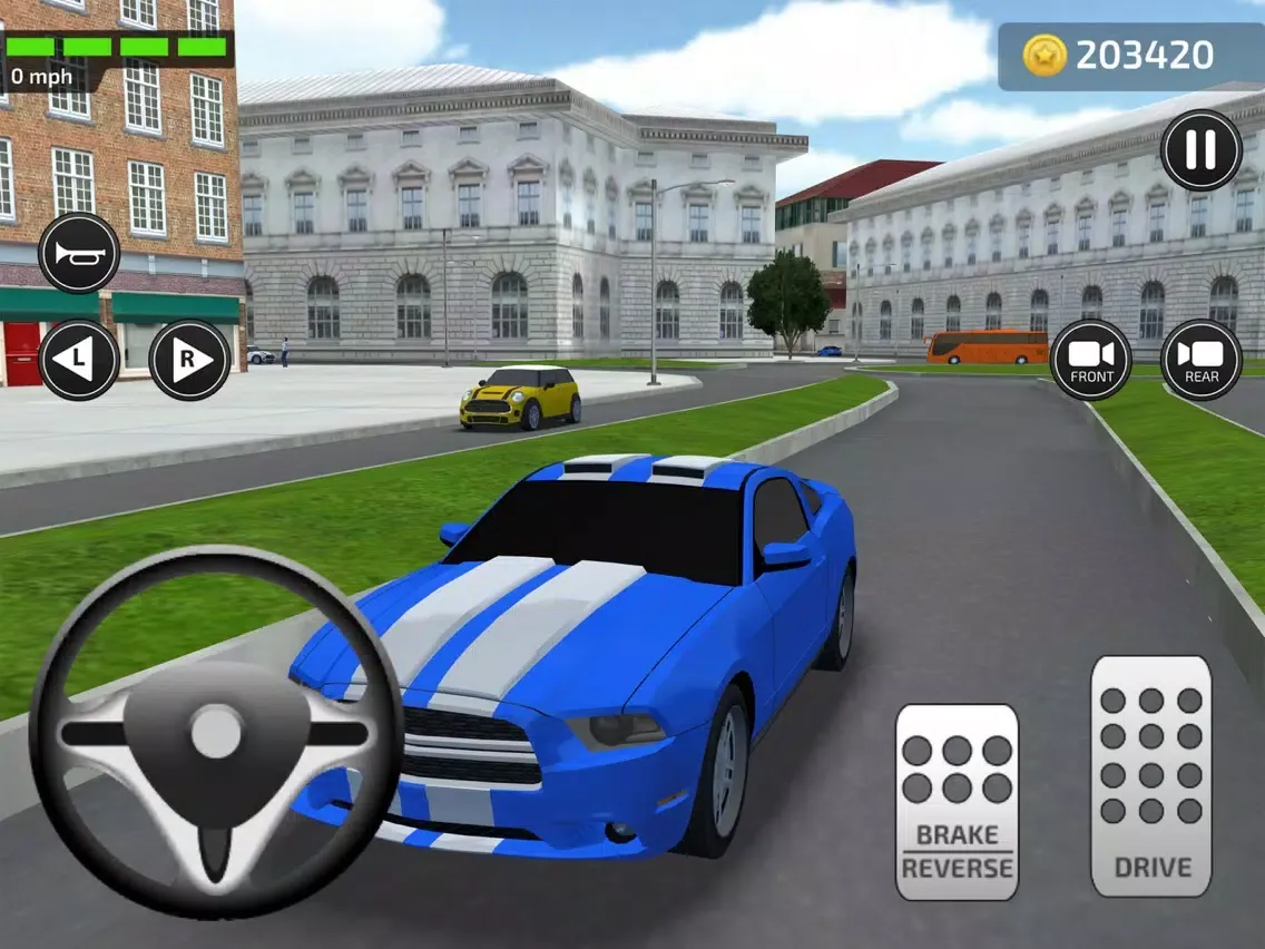 Driving Trump Car Simulator 3D iPad 应用截图