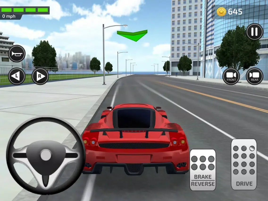 Driving Trump Car Simulator 3D iPad 应用截图