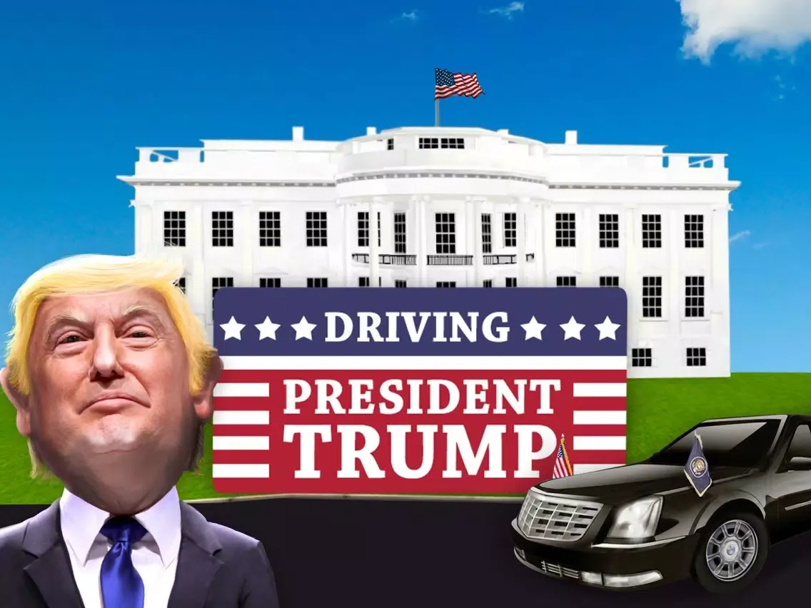 Driving Trump Car Simulator 3D iPad 应用截图