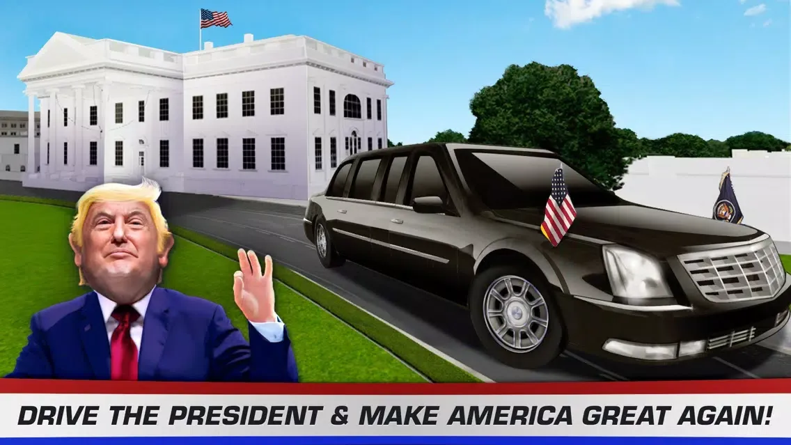 Driving Trump Car Simulator 3D应用截图