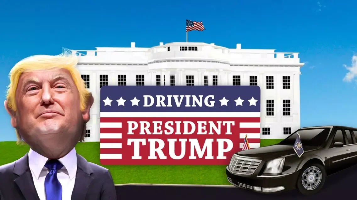 Driving Trump Car Simulator 3D应用截图