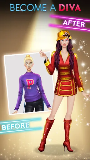 Capturas de pantalla de Fashion Diva Dress Up Stylist