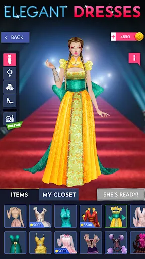 Capturas de pantalla de Fashion Diva Dress Up Stylist