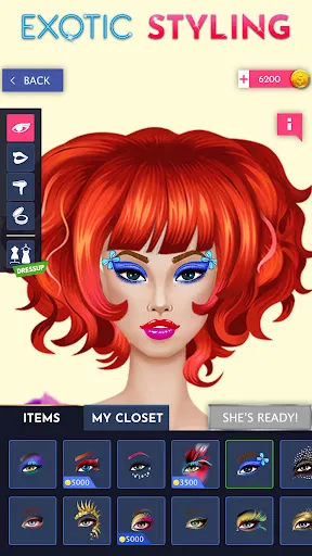 Capturas de pantalla de Fashion Diva Dress Up Stylist
