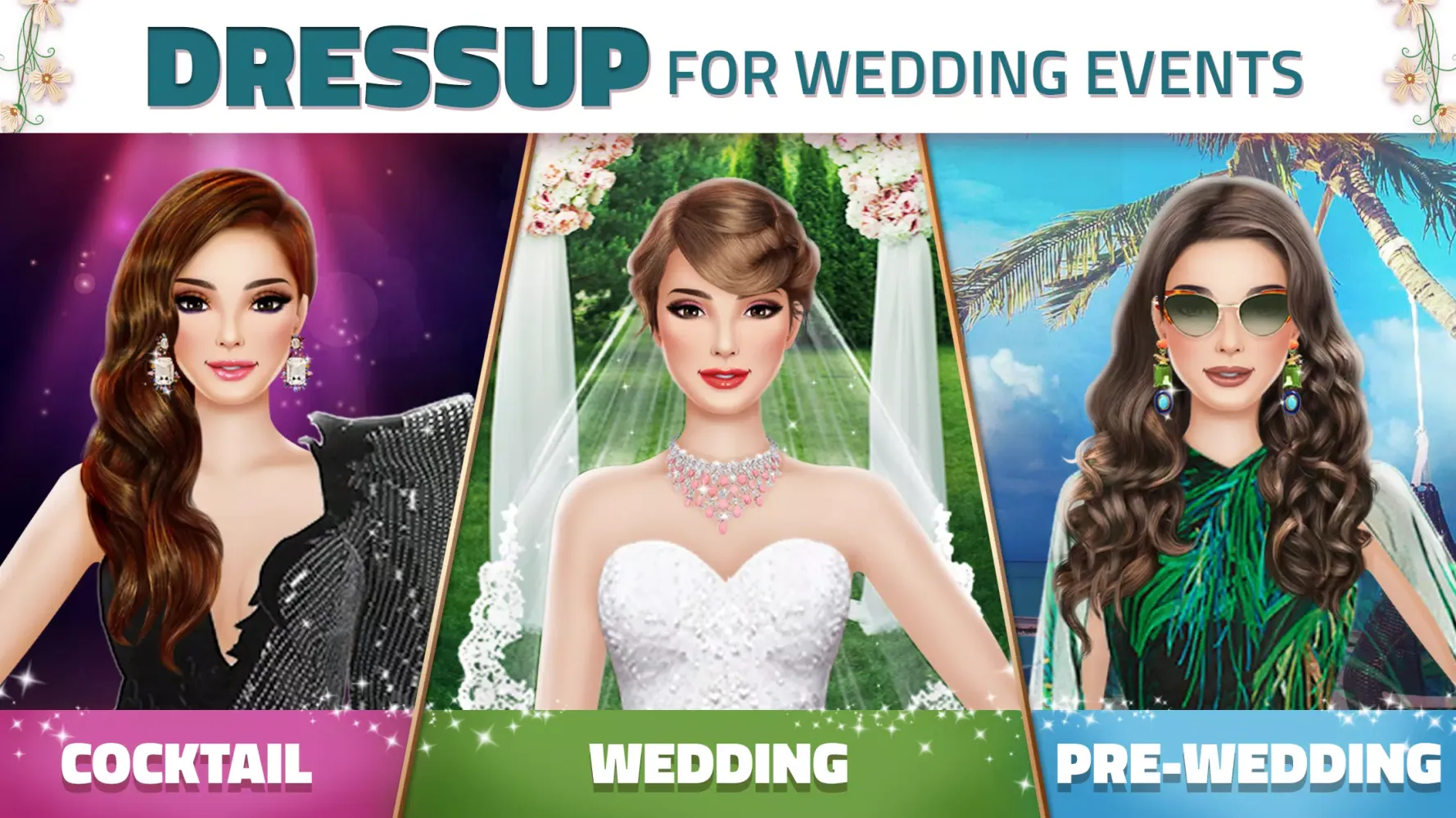 Super Wedding Dress Up Stylist应用截图