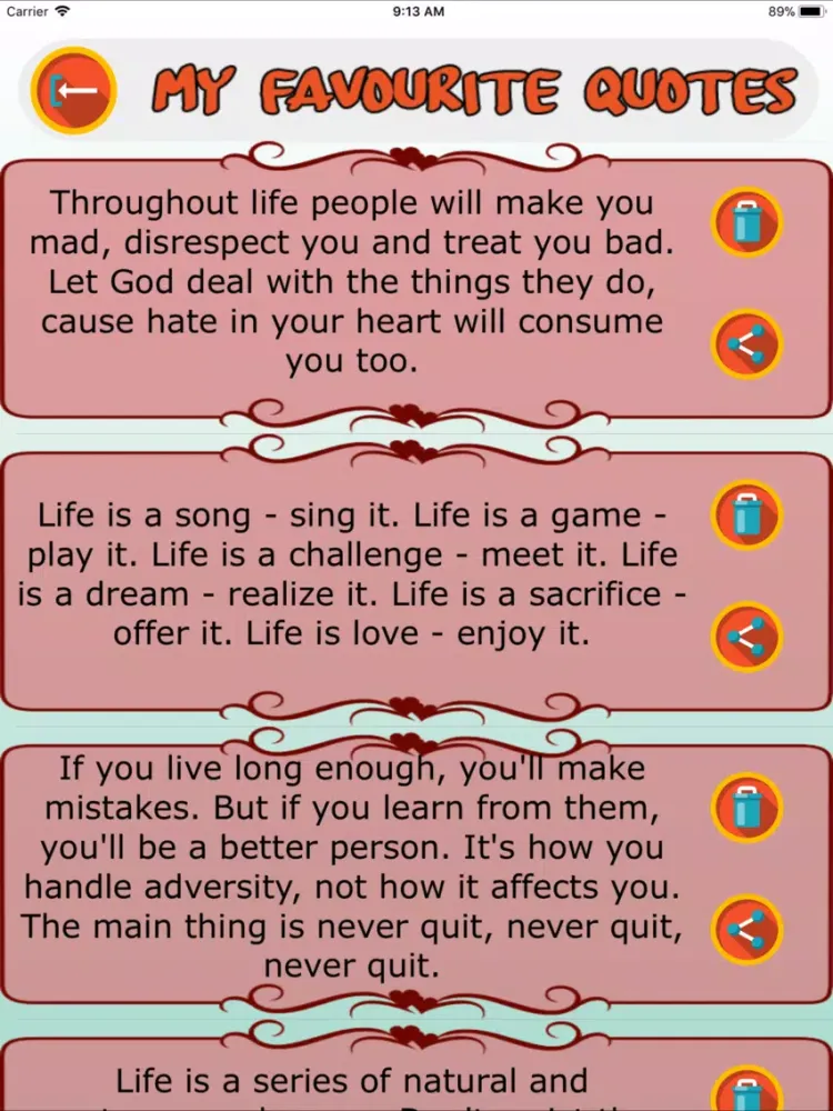 تصاویر Famous Quotes Collections iPad 