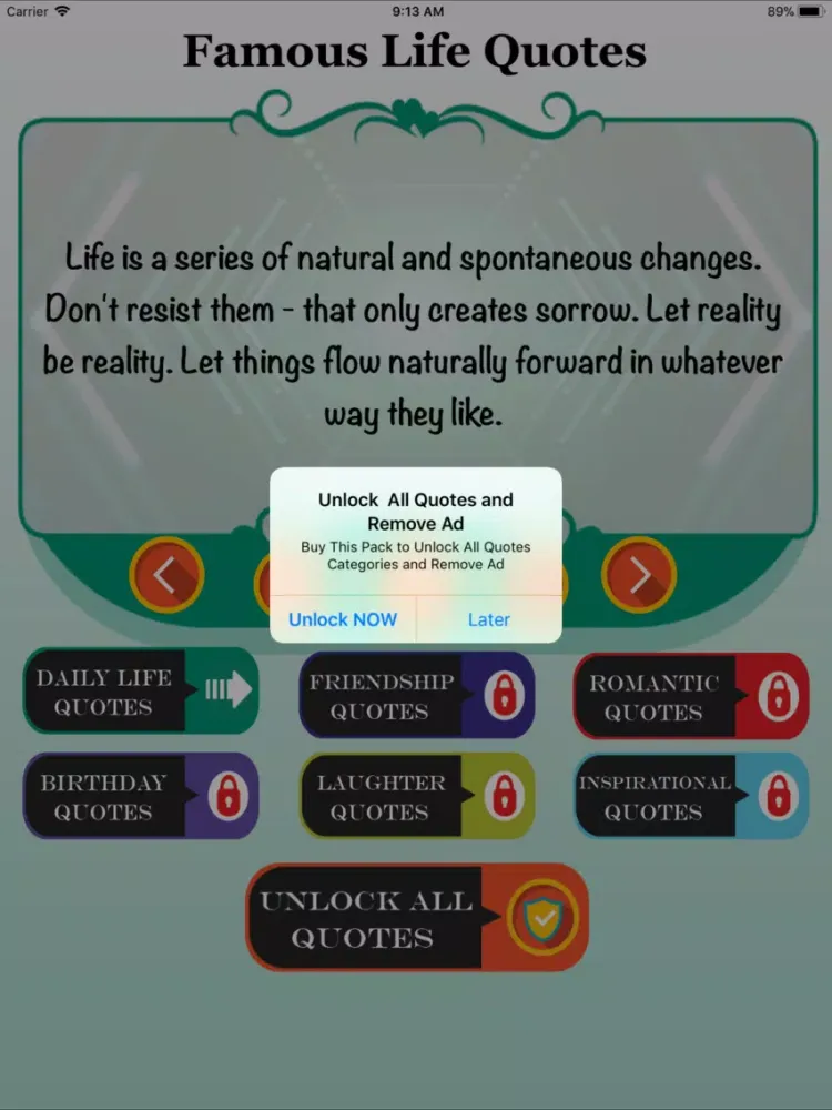 تصاویر Famous Quotes Collections iPad 
