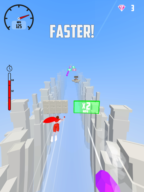 Super Rush 3D iPad 應用截圖