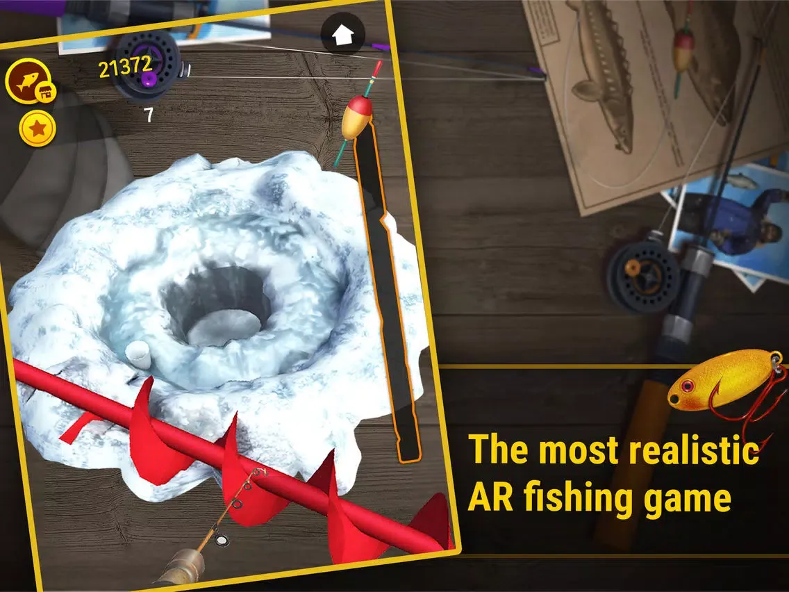 Fishing 3D AR iPad  スクリーンショット