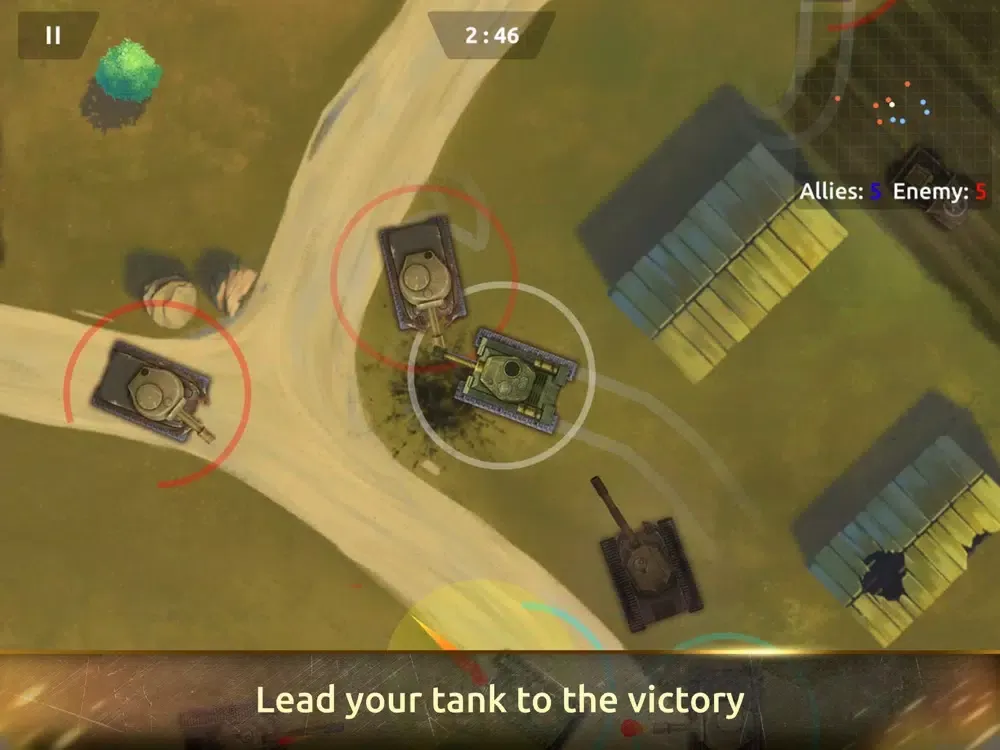 Capturas de tela do Global Tanks Arena iPad 