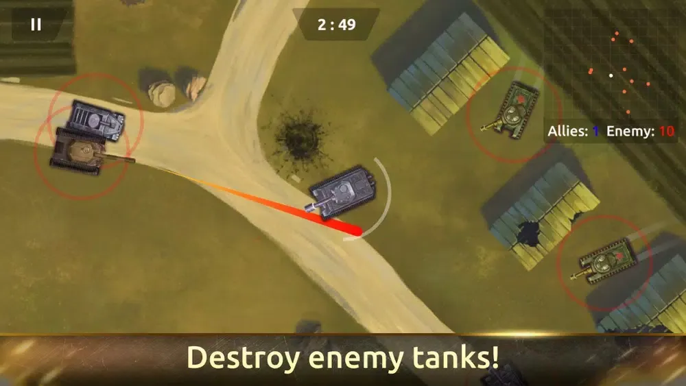 Capturas de tela do Global Tanks Arena
