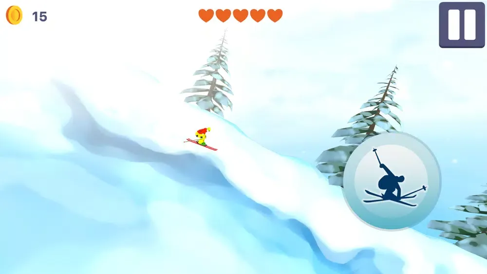 Captures d'écran de Snowman Slope - Flip Party