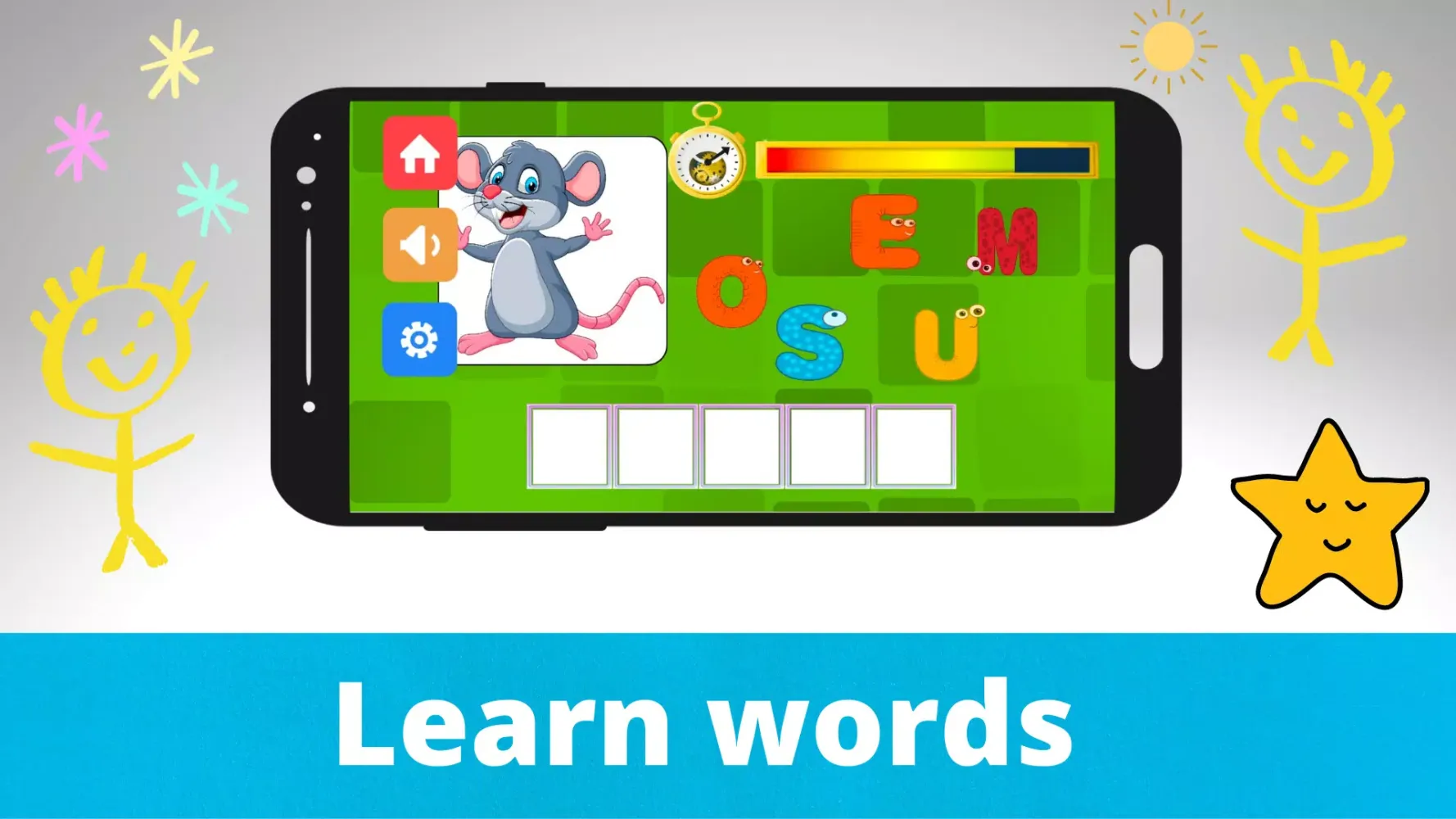 Learning words in 3 languages سکرین شاٹس