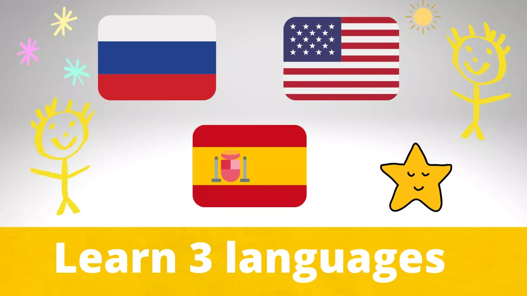 Learning words in 3 languages سکرین شاٹس