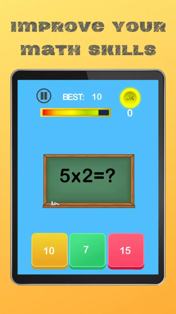 Screenshot di Guess number Quick math games