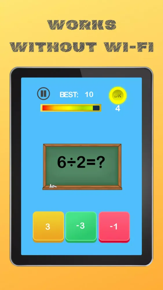 Screenshot di Guess number Quick math games
