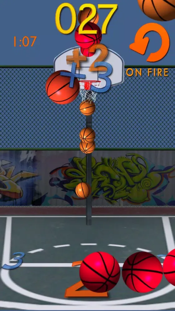 Hot Shot BBALL Breakout - A Basketball Shoot Em Up应用截图