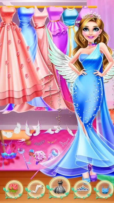 Capturas de tela do Evening Dress Desgin-Girl Game
