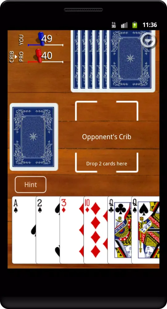 Capturas de pantalla de Cribbage Classic