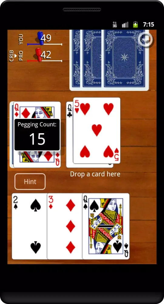 Capturas de pantalla de Cribbage Classic