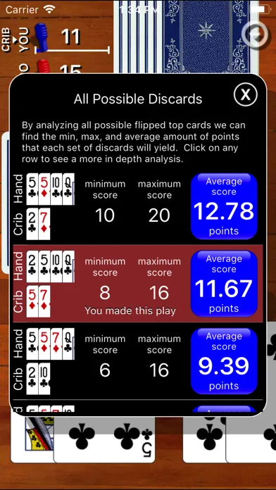 Cribbage Classic स्क्रीनशॉट