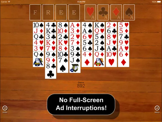 FreeCell Forever iPad  Screenshots