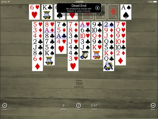 FreeCell Forever iPad  Screenshots