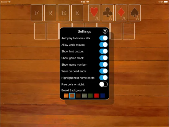 FreeCell Forever iPad  Screenshots