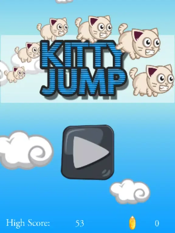 Capturas de pantalla de Kitty Jump iPad 