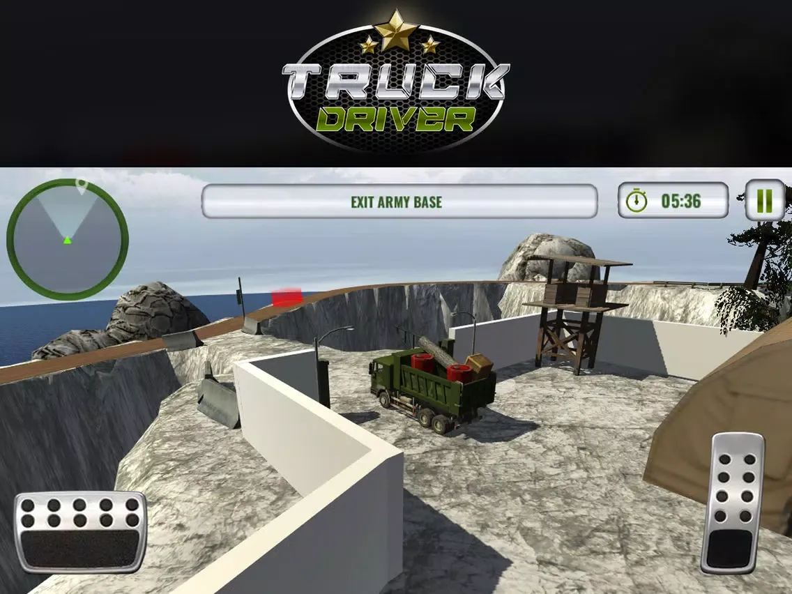 Capturas de tela do Army Truck Driving Simulator iPad 