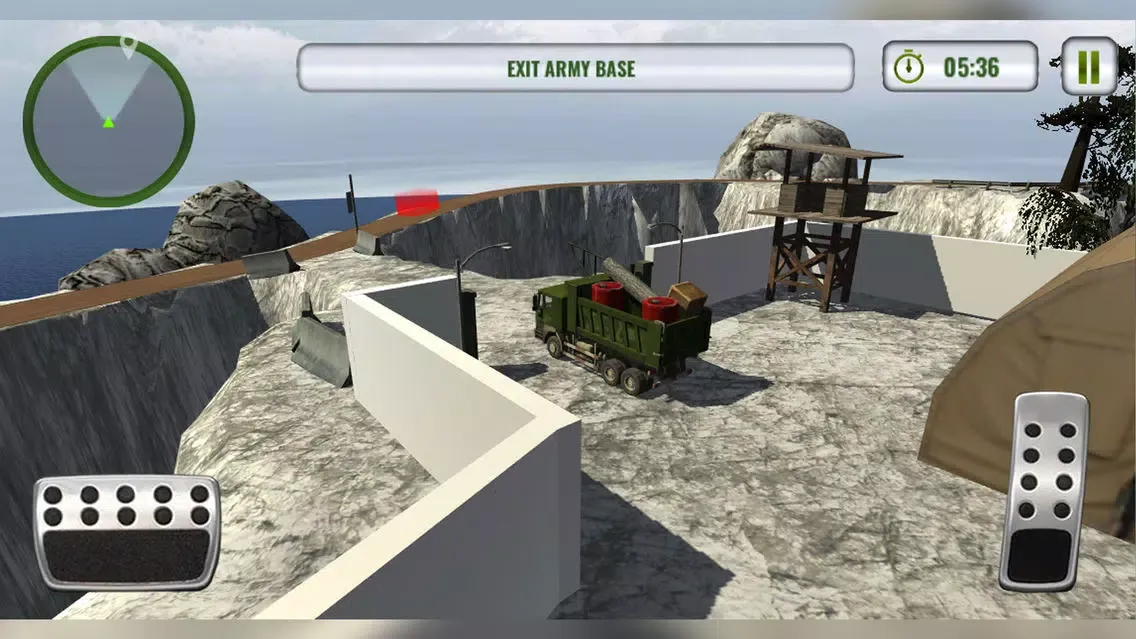 Capturas de tela do Army Truck Driving Simulator