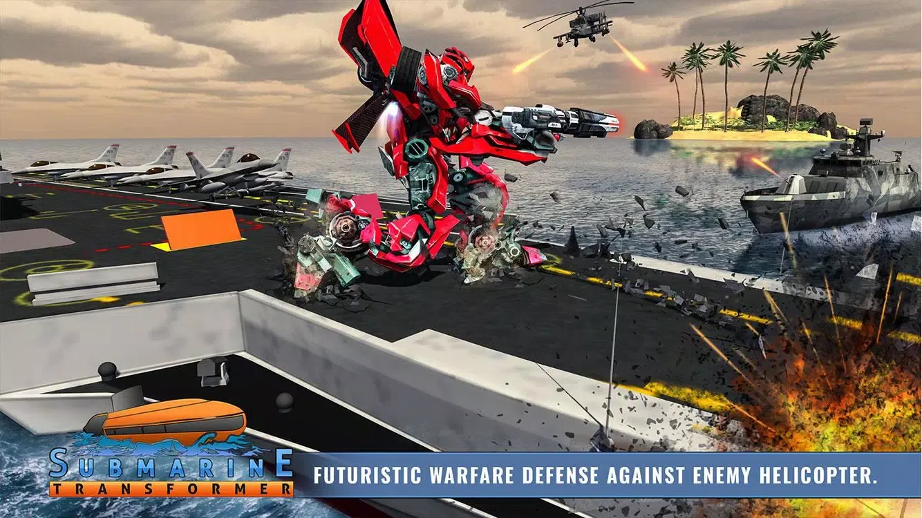 Captures d'écran de Submarine Transform Robot