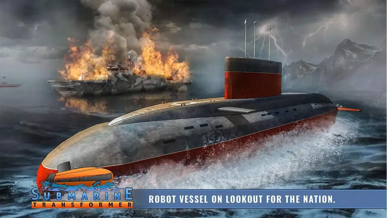 Captures d'écran de Submarine Transform Robot